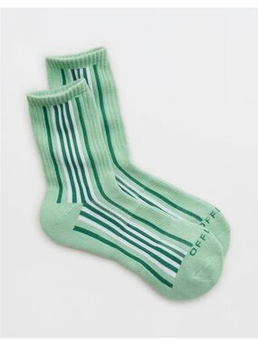 Aloe 🌱🌵 Aerie Offline Crew Socks